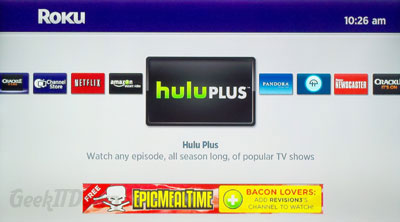 Roku Hulu Plus Channel