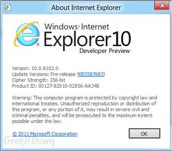 Windows 8 Top Things IE10