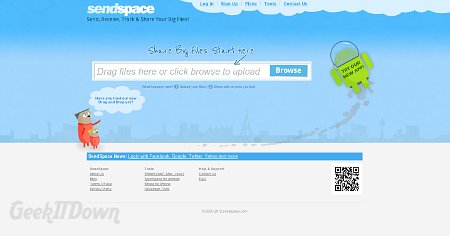 Nifty Websites Collection SendSpace