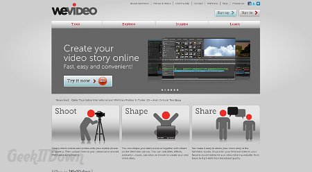 Nifty Websites Collection WeVideo