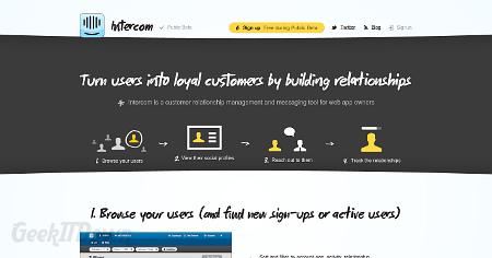 Nifty Websites Collection Intercom