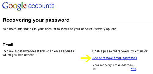 Gmail Alternate Email Address