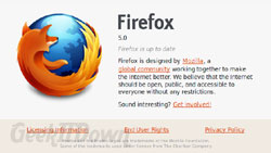 Firefox 5 About