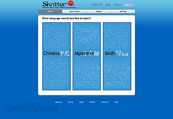 Nifty Websites Collection Skritter