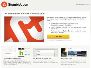 StumbleUpon New Look