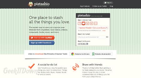 Nifty Websites Collection Pistashio