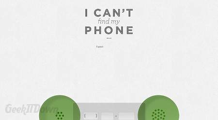 Nifty Websites Collection ICantFindMyPhone